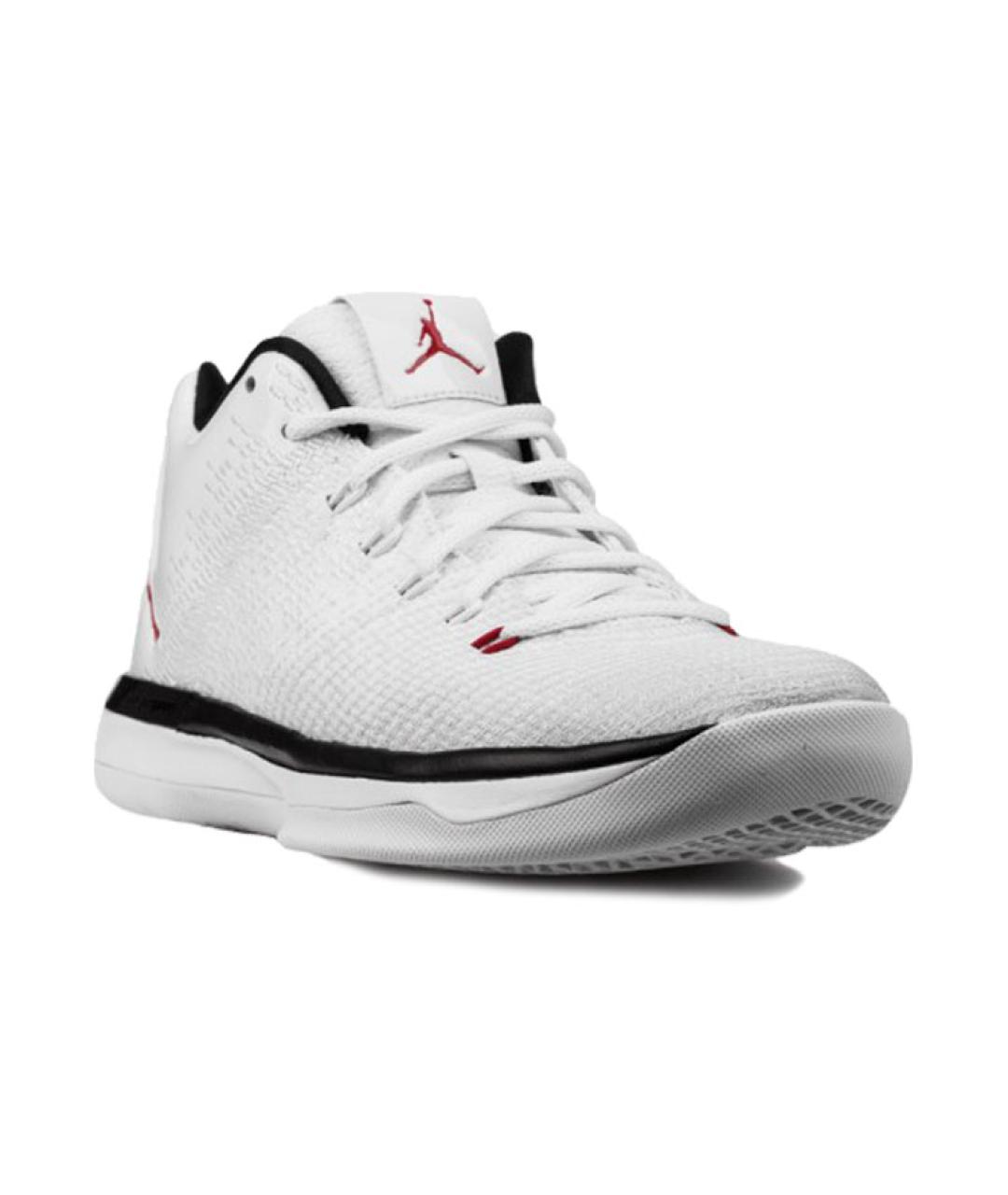 JORDAN Белые текстильные высокие кроссовки / кеды, фото 2