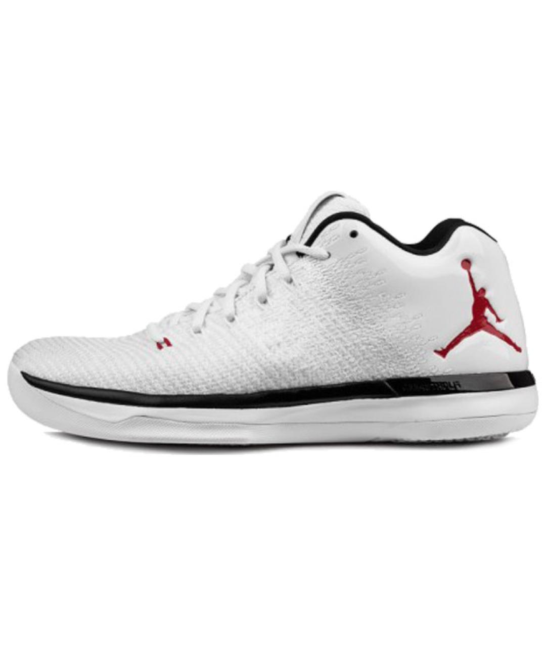 JORDAN Белые текстильные высокие кроссовки / кеды, фото 5