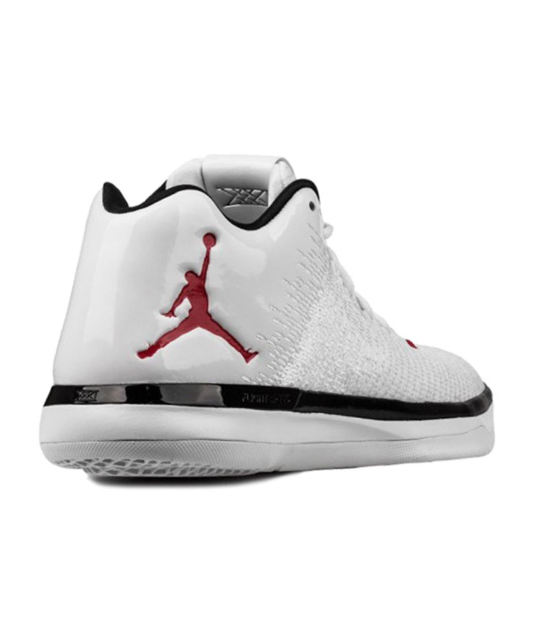 JORDAN Белые текстильные высокие кроссовки / кеды, фото 3