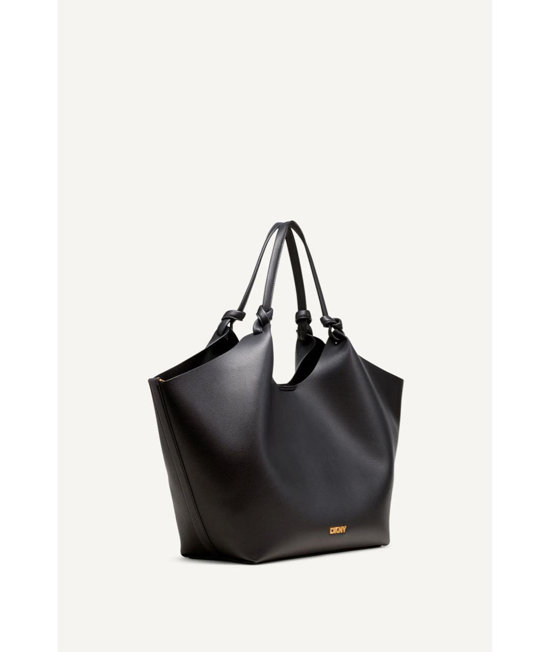 DKNY Черная сумка тоут из искусственной кожи, фото 3