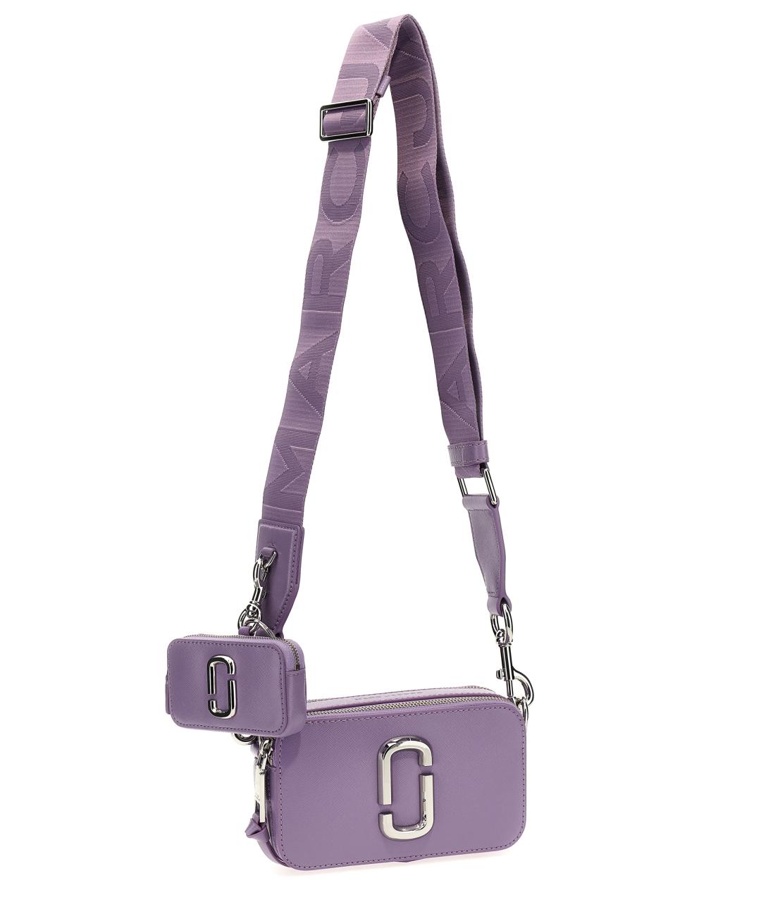 MARC JACOBS Фиолетовая кожаная сумка через плечо, фото 2