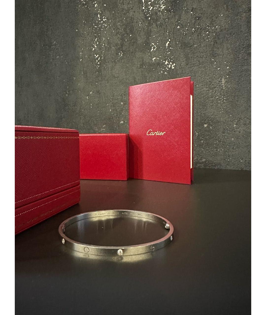 CARTIER Браслет из белого золота, фото 9