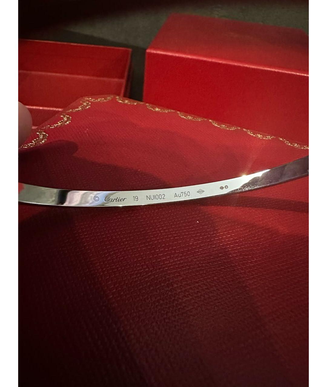 CARTIER Браслет из белого золота, фото 4