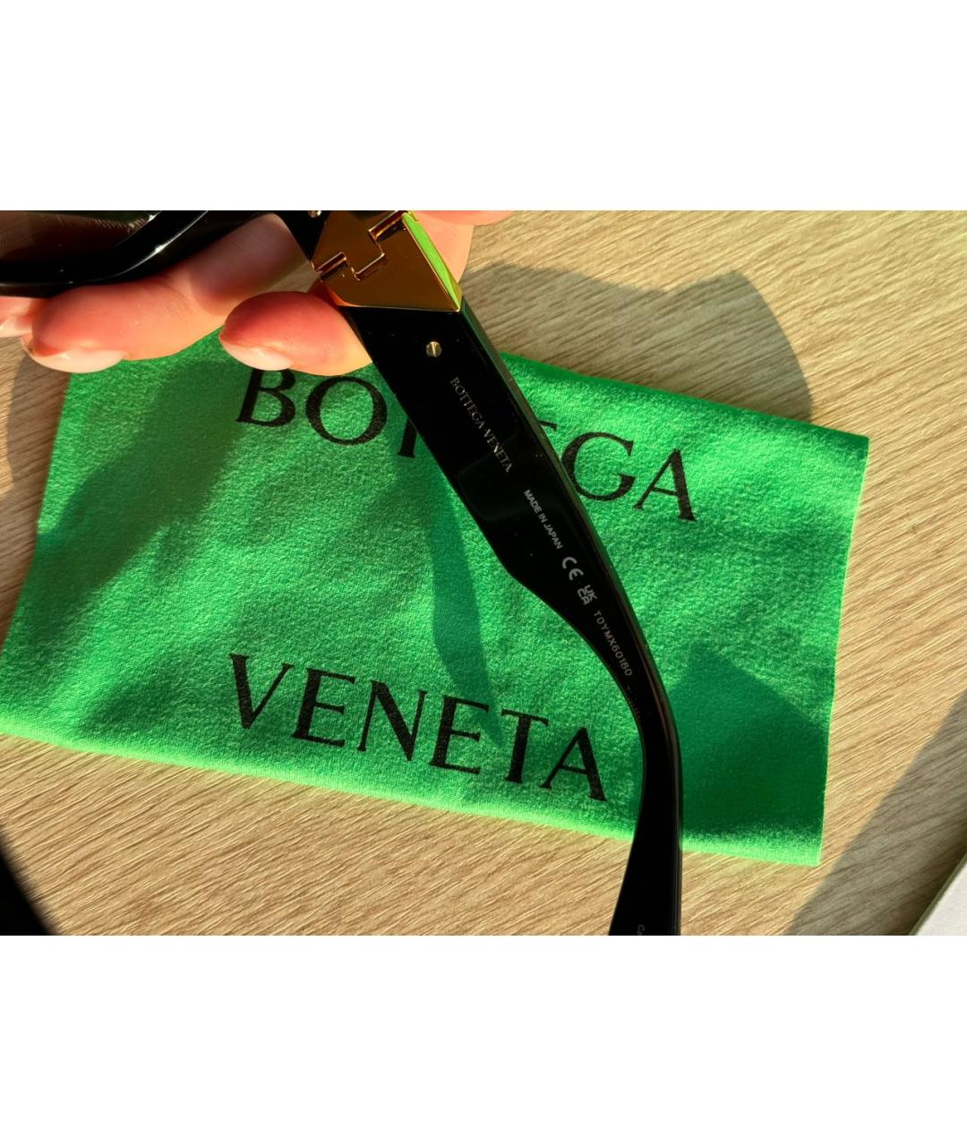 BOTTEGA VENETA Черные солнцезащитные очки, фото 6
