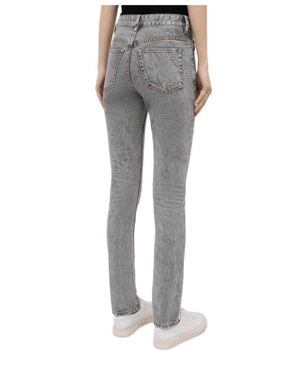 ISABEL MARANT ETOILE Серые джинсы слим, фото 4
