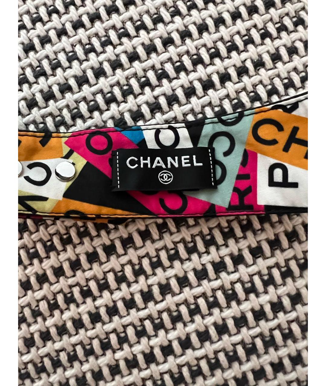 CHANEL Черная хлопковая кепка, фото 4