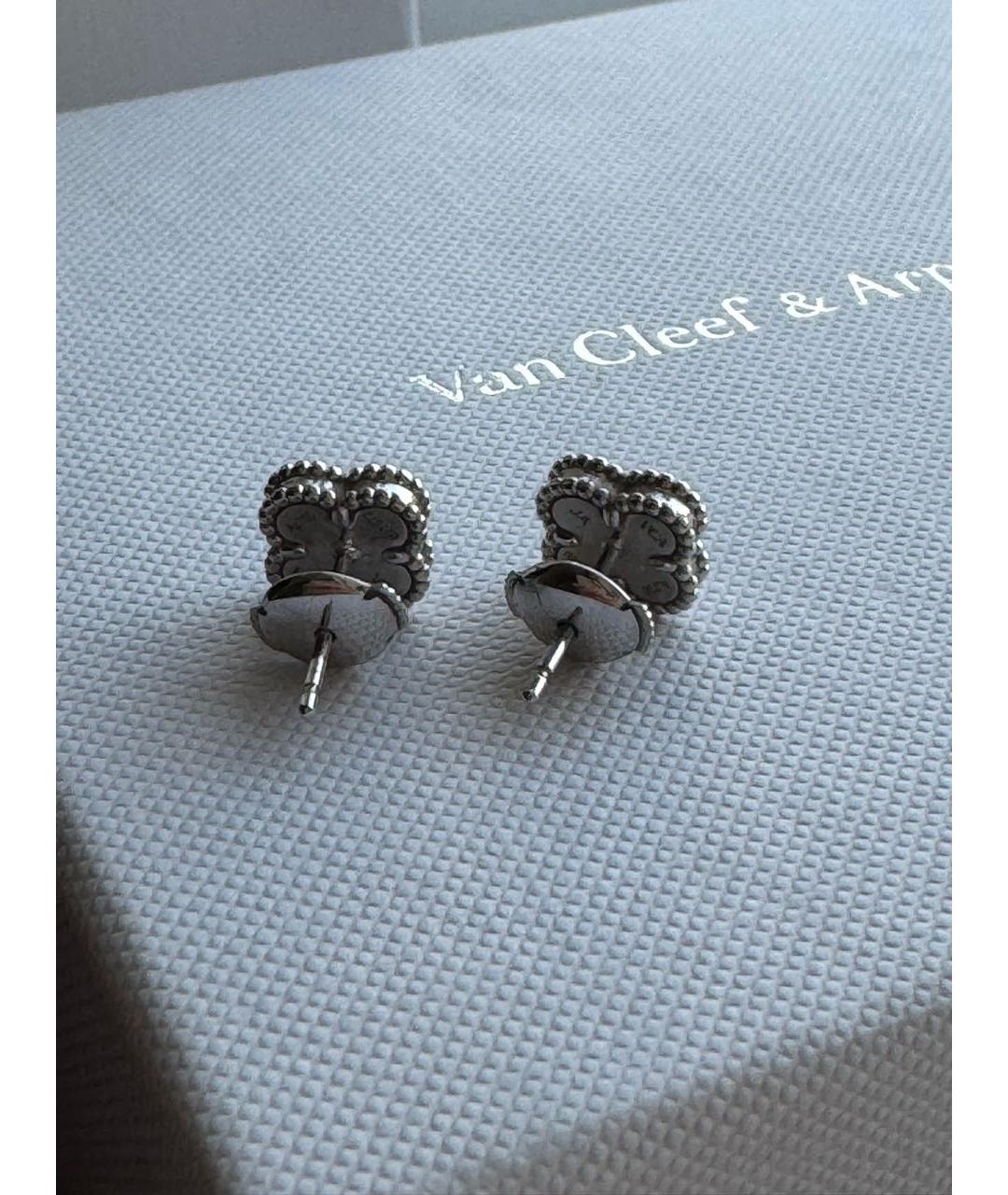 VAN CLEEF & ARPELS Белые серьги из белого золота, фото 4