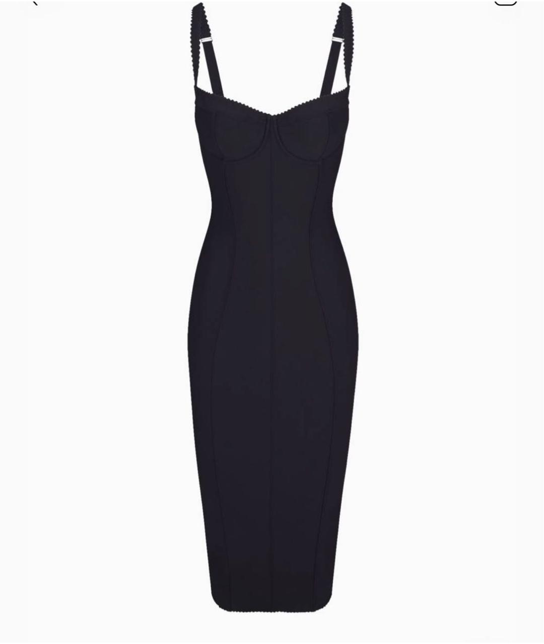 DOLCE&GABBANA Черное вечернее платье, фото 4
