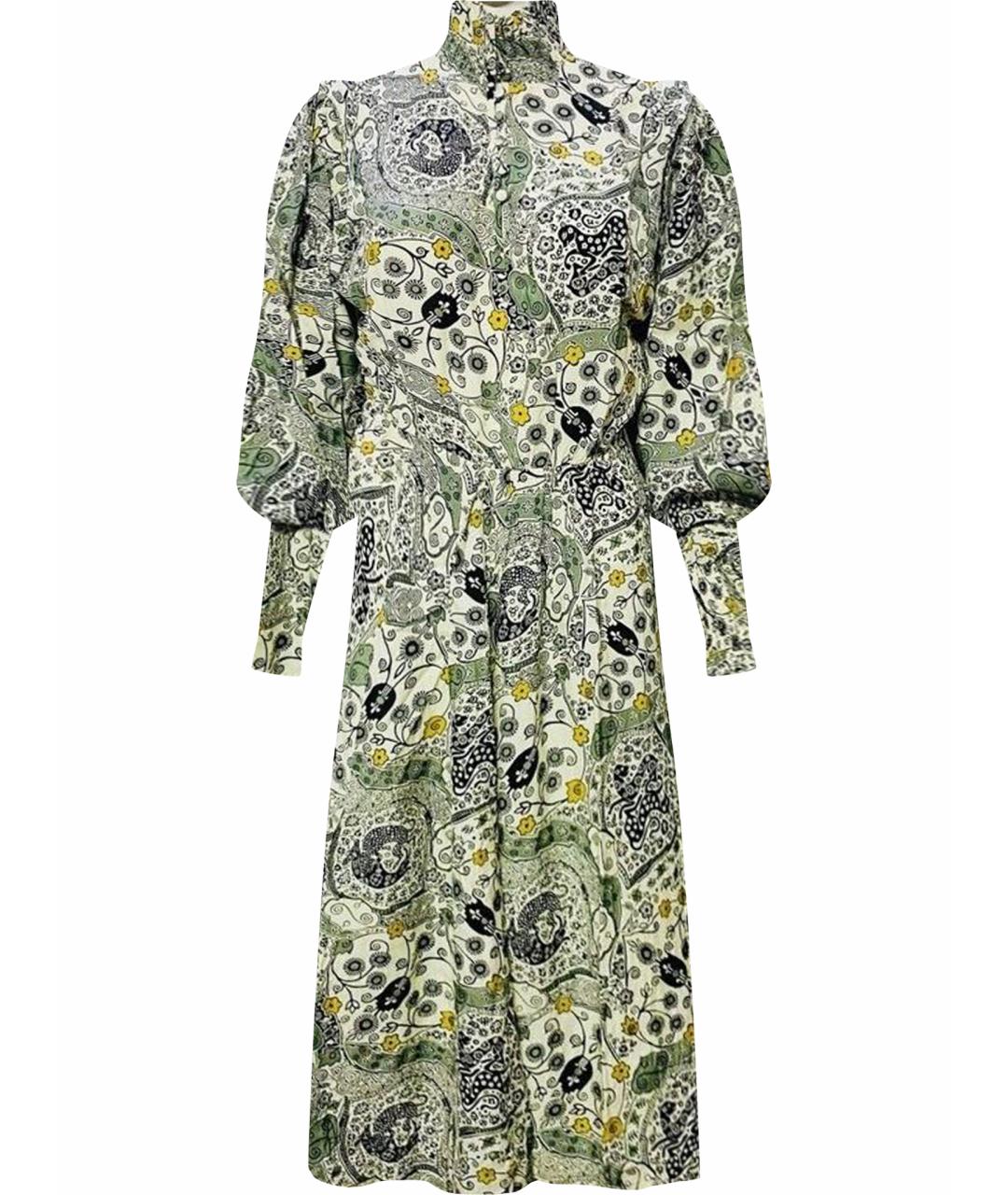 ISABEL MARANT ETOILE Мульти хлопковое повседневное платье, фото 1
