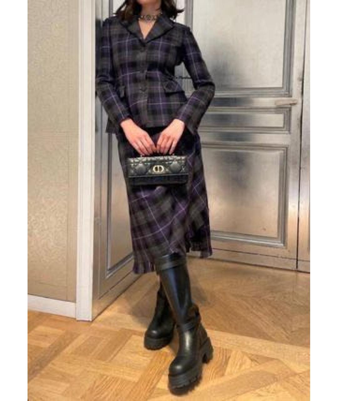 CHRISTIAN DIOR Мульти шерстяной костюм с юбками, фото 7