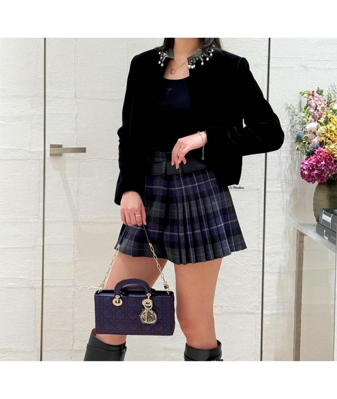 CHRISTIAN DIOR Мульти шерстяной костюм с юбками, фото 8