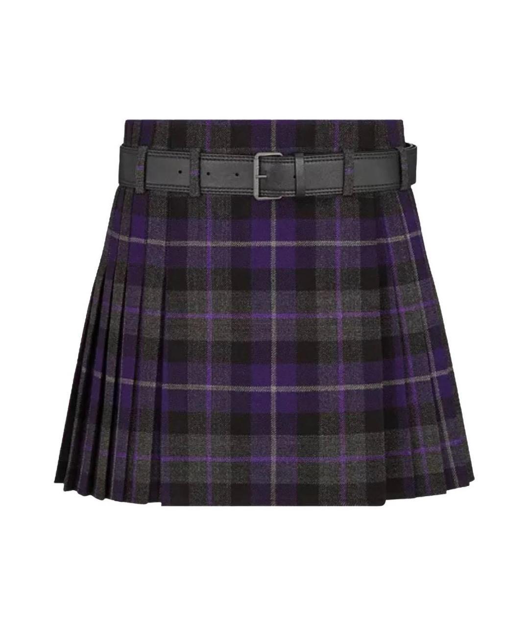 CHRISTIAN DIOR Мульти шерстяной костюм с юбками, фото 3