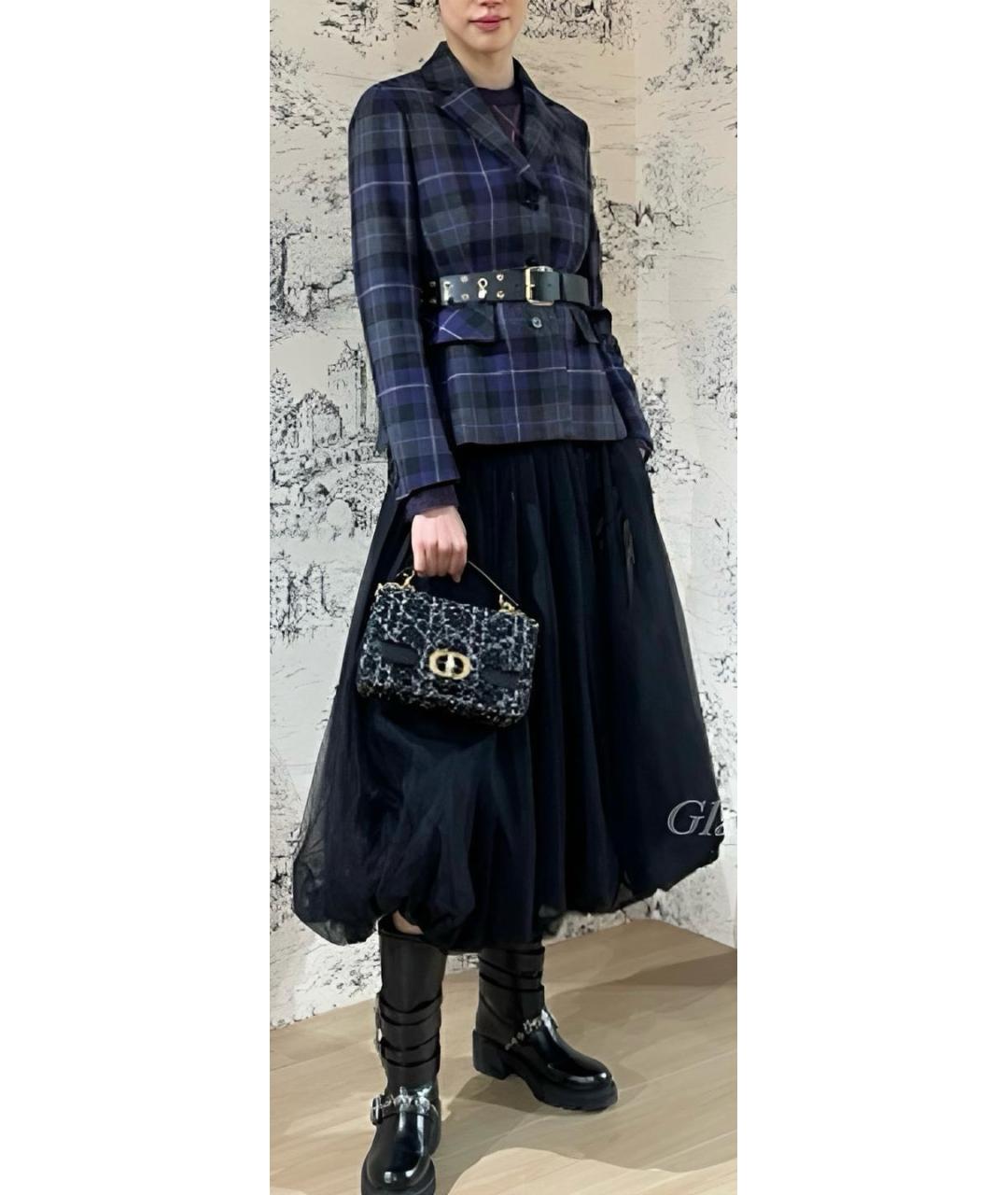CHRISTIAN DIOR Мульти шерстяной костюм с юбками, фото 4