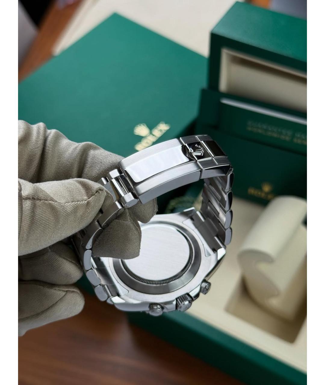 ROLEX Белые часы, фото 4