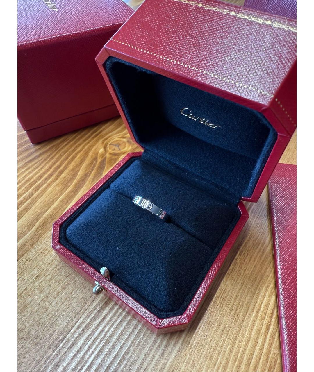CARTIER Белое кольцо из белого золота, фото 4