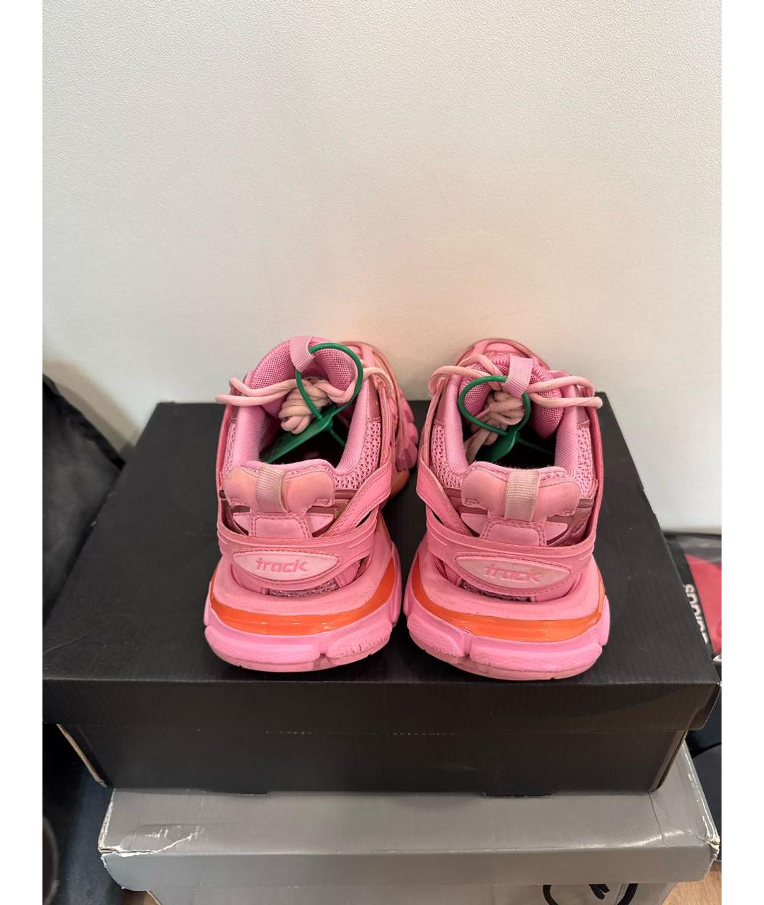 BALENCIAGA Розовые кроссовки, фото 4