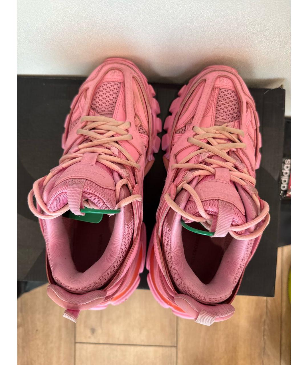 BALENCIAGA Розовые кроссовки, фото 3
