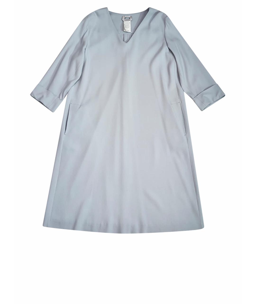 MAX MARA Голубое повседневное платье, фото 1
