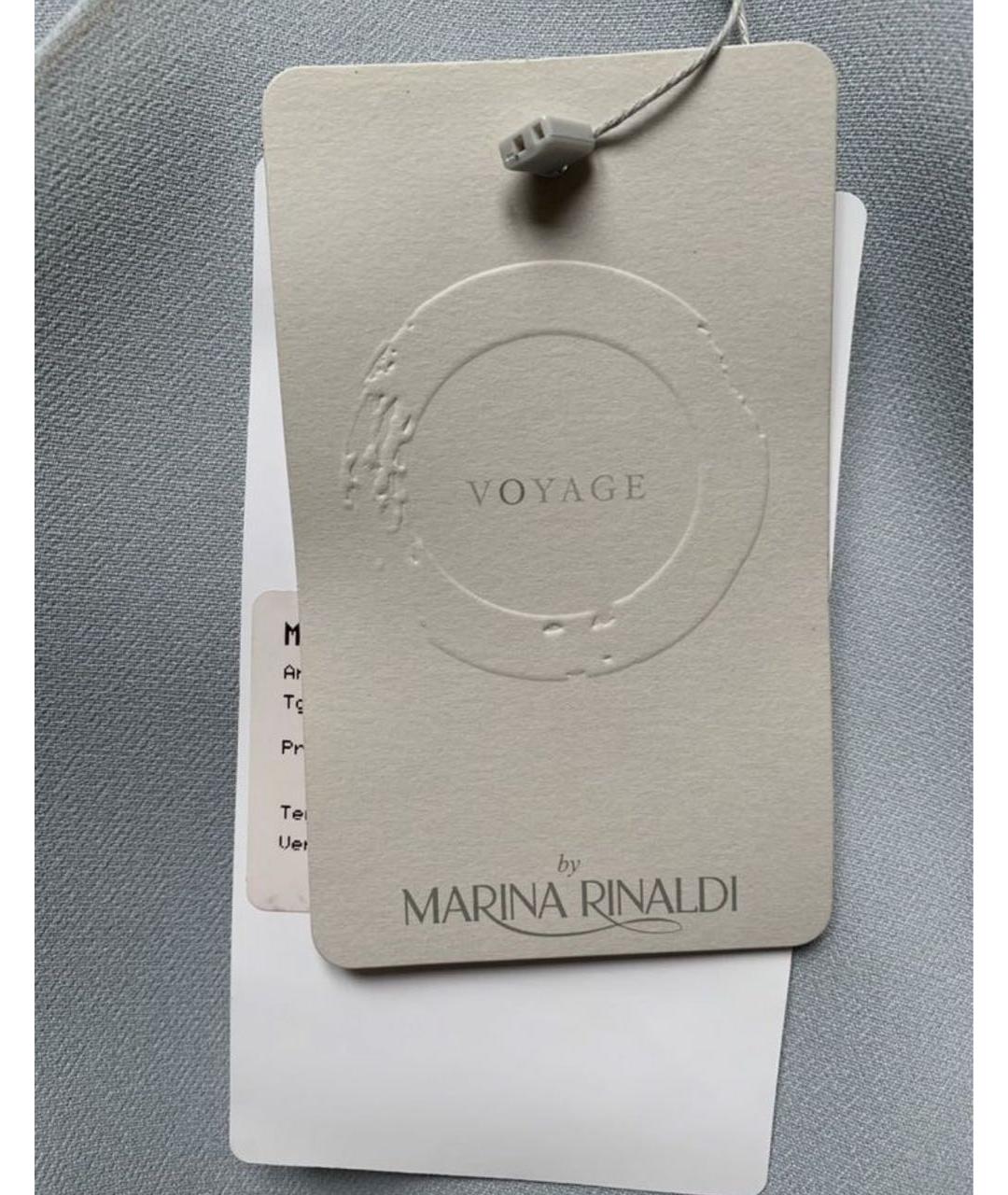 MAX MARA Голубое повседневное платье, фото 4