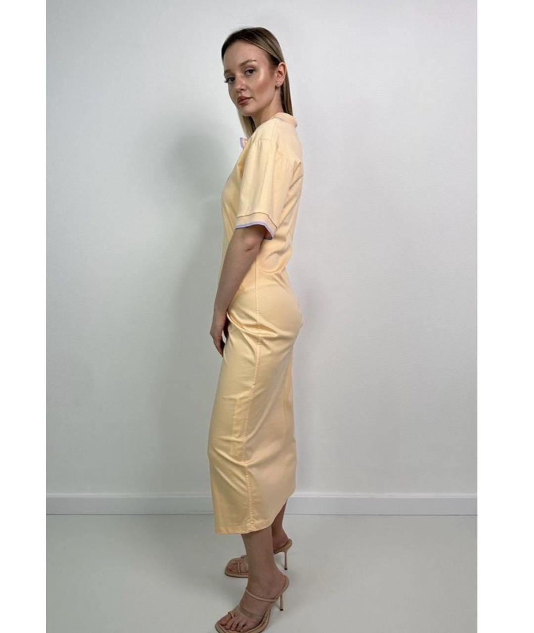 SPORTMAX Желтое повседневное платье, фото 6