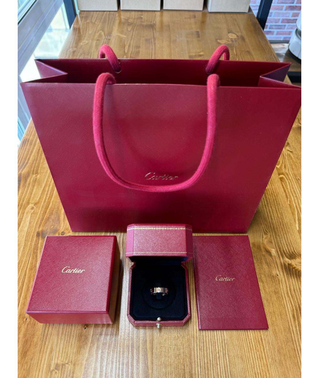 CARTIER Золотое кольцо из розового золота, фото 4