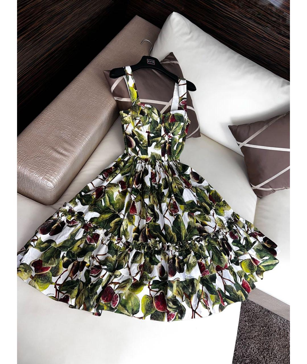 DOLCE&GABBANA Мульти хлопковый сарафан, фото 2