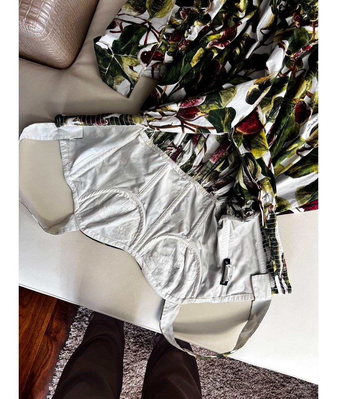 DOLCE&GABBANA Мульти хлопковый сарафан, фото 5