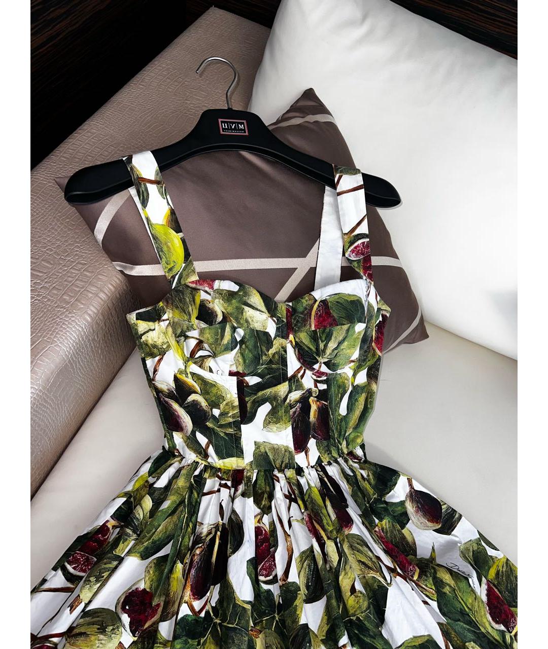 DOLCE&GABBANA Мульти хлопковый сарафан, фото 3