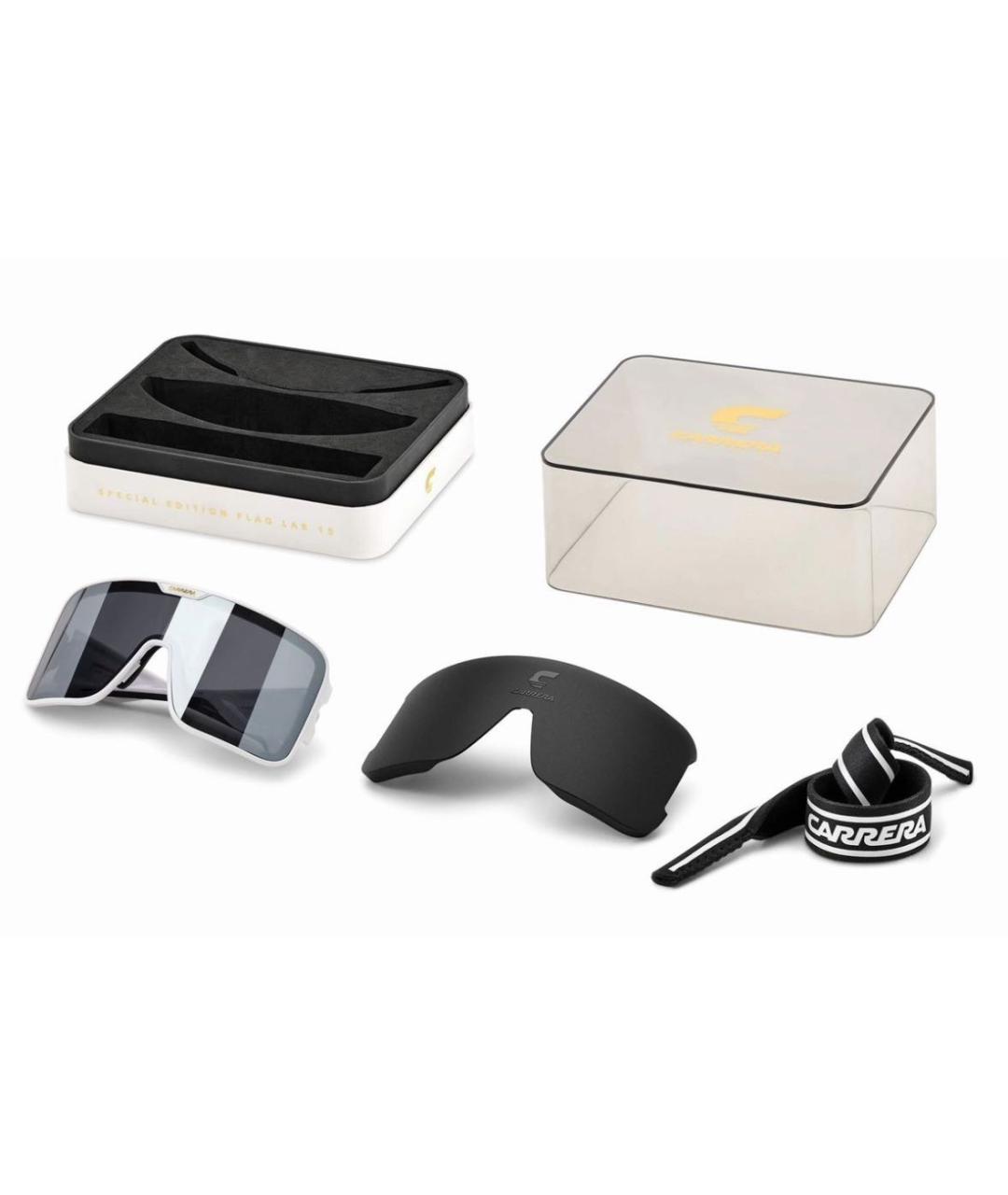 CARRERA Y CARRERA Белые пластиковые солнцезащитные очки, фото 5