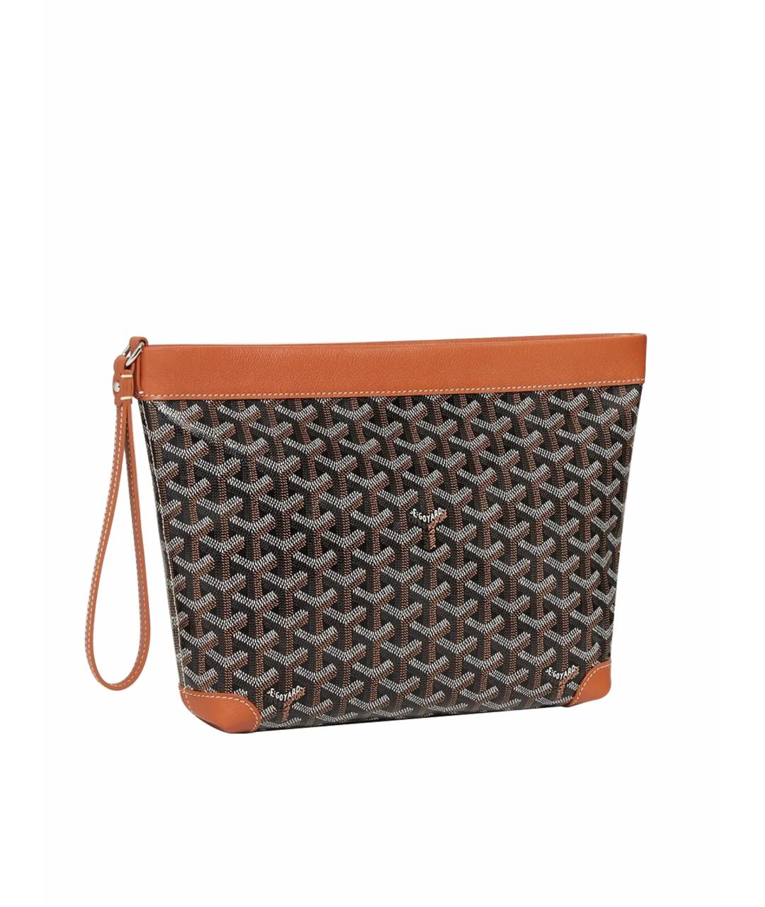 GOYARD Коричневая барсетка, фото 1