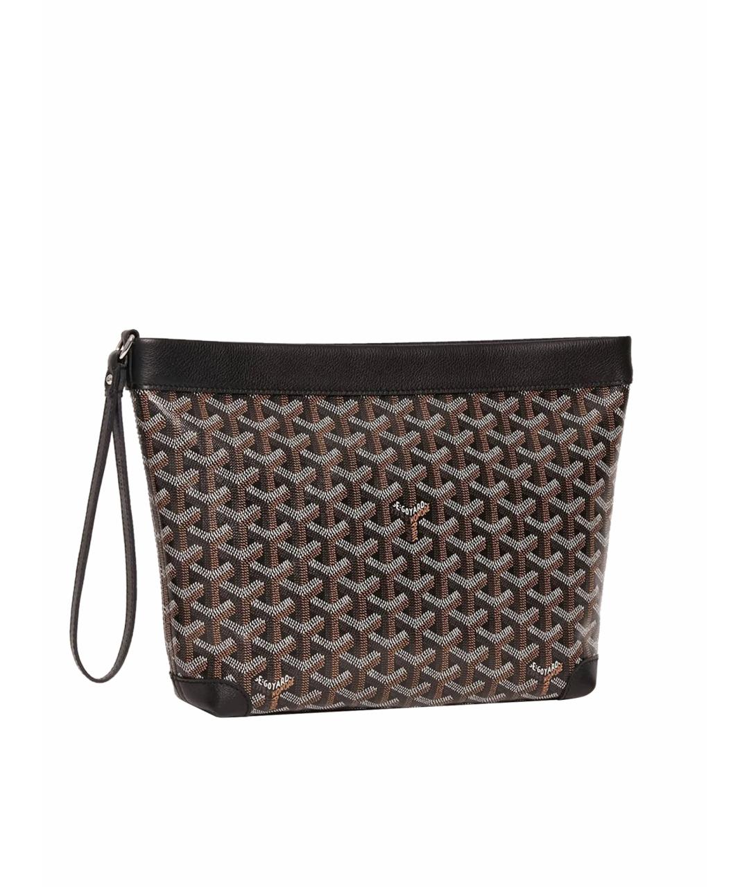 GOYARD Черная барсетка, фото 1