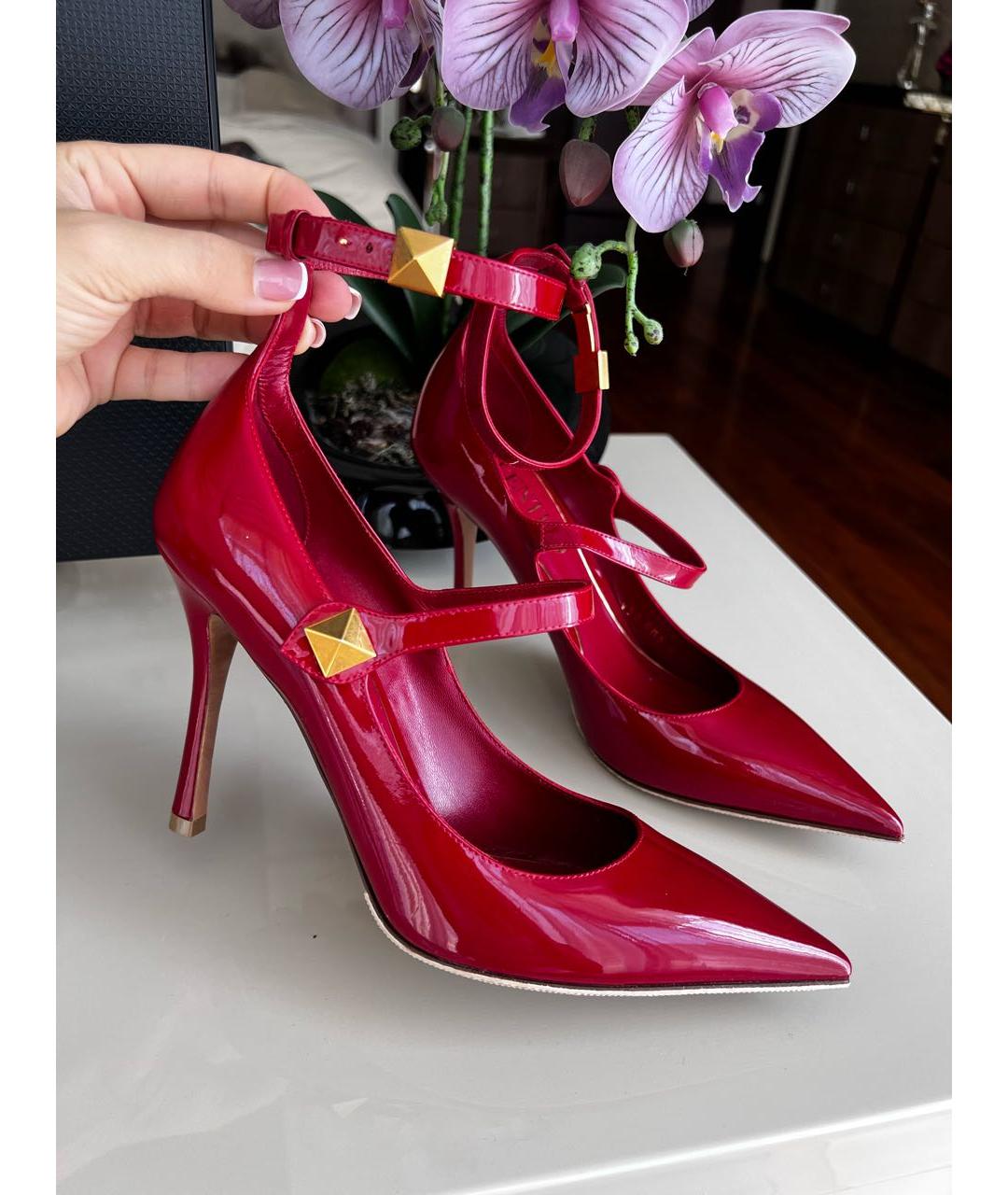 VALENTINO Красные туфли из лакированной кожи, фото 2