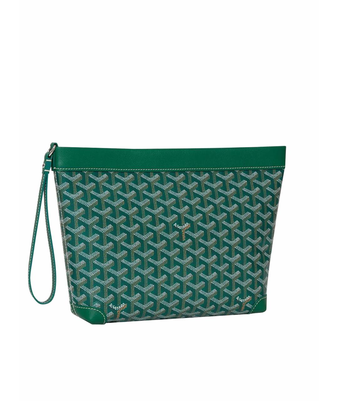 GOYARD Зеленая барсетка, фото 1