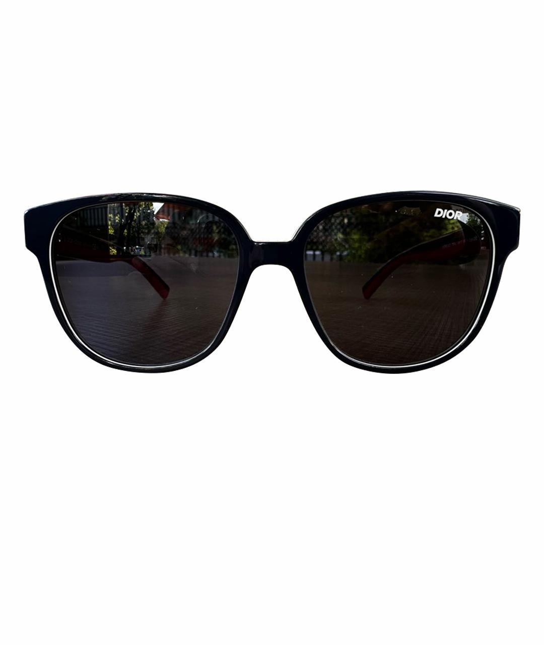 DIOR HOMME Красные пластиковые солнцезащитные очки, фото 1
