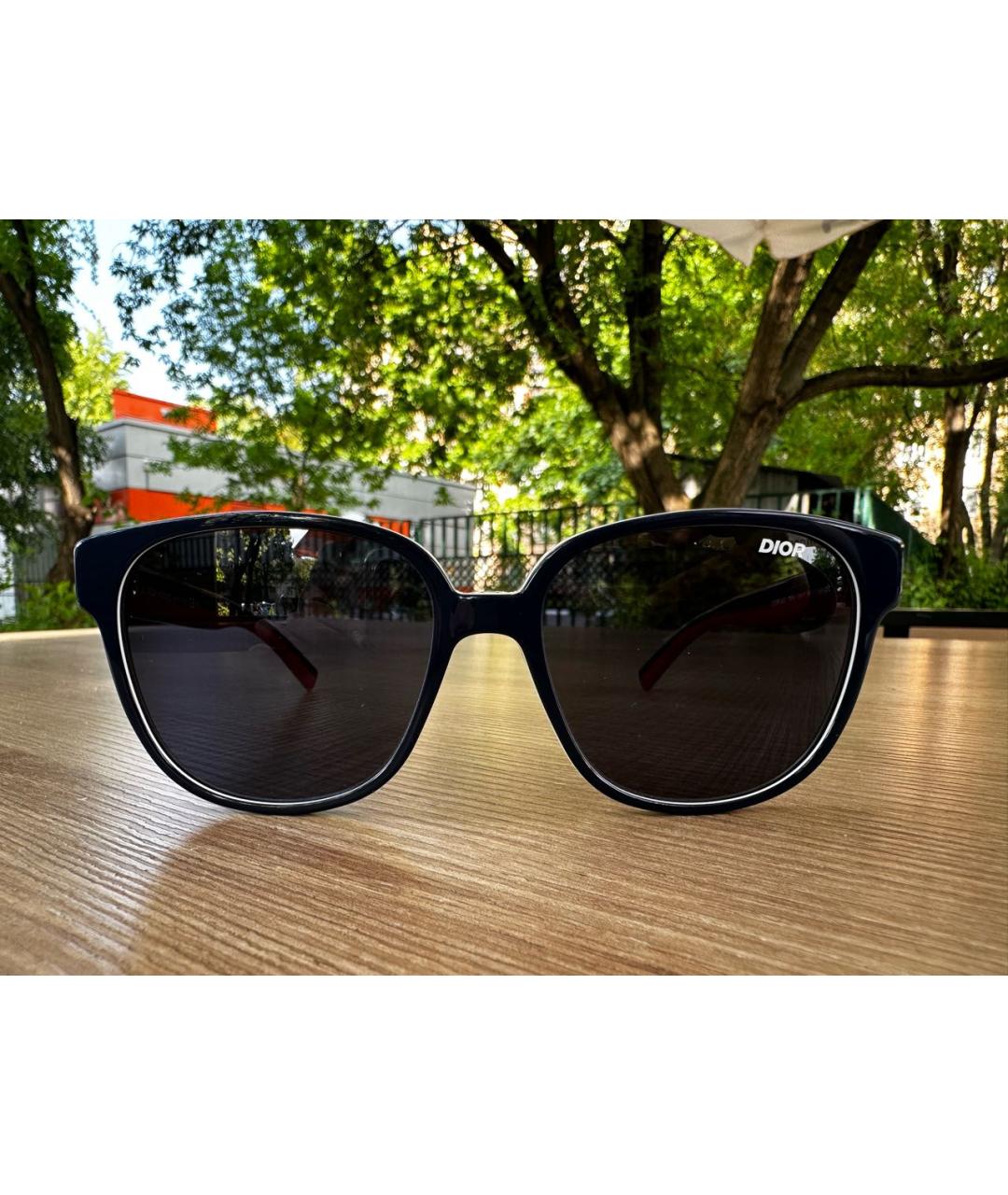 DIOR HOMME Красные пластиковые солнцезащитные очки, фото 5