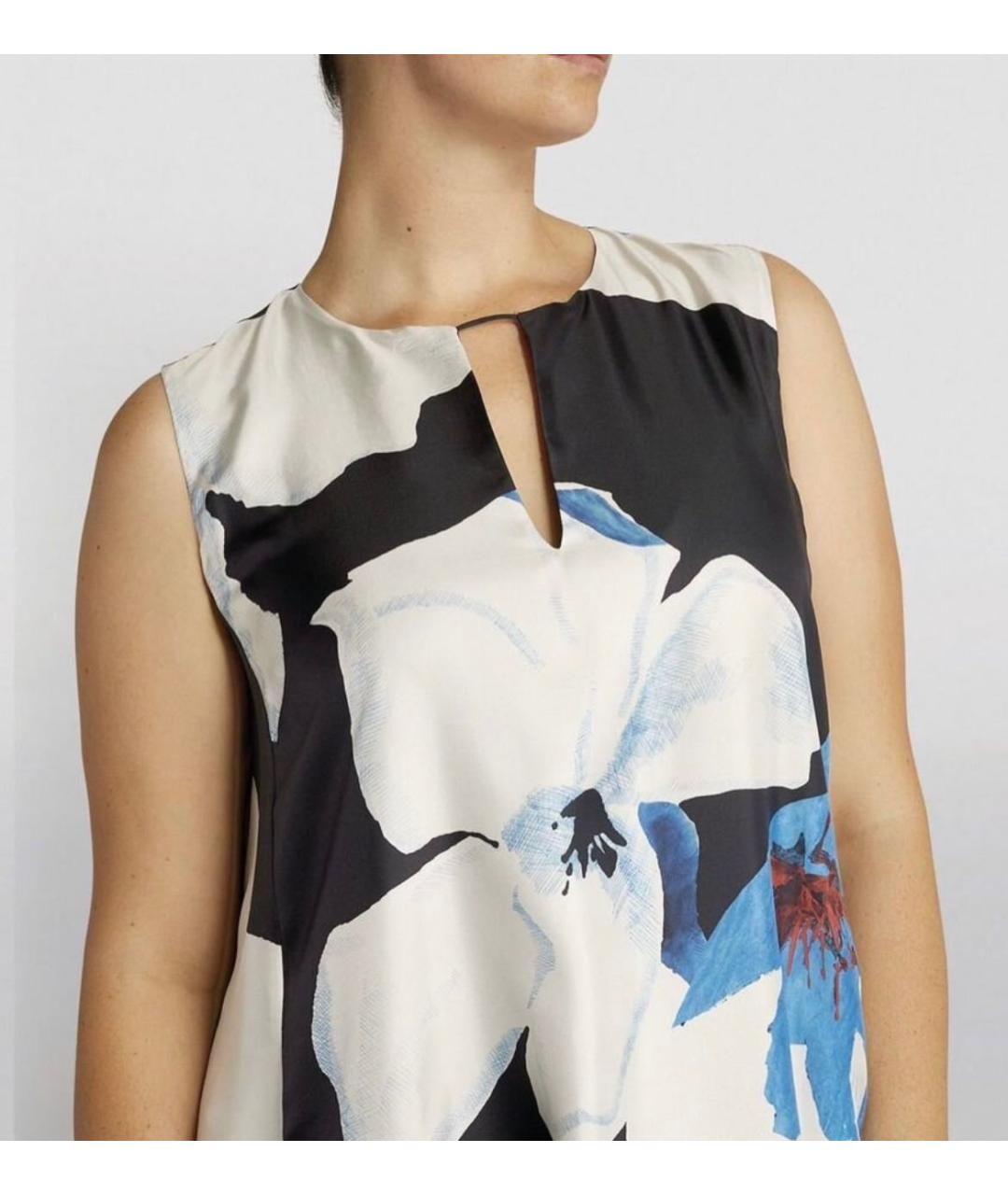 MAX MARA Мульти шелковое повседневное платье, фото 4