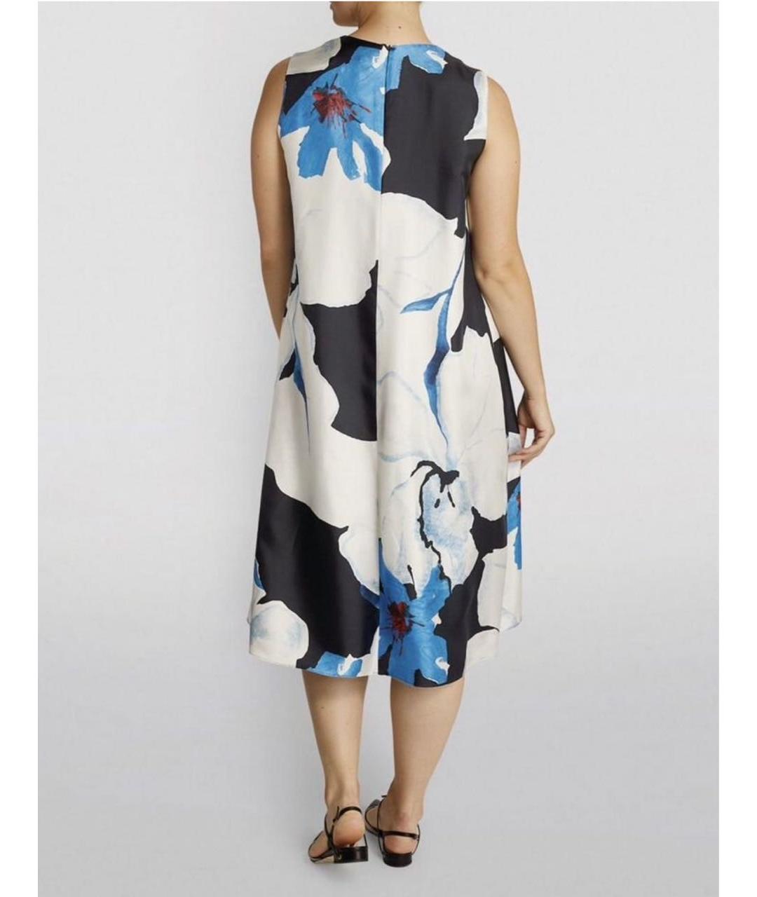 MAX MARA Мульти шелковое повседневное платье, фото 2