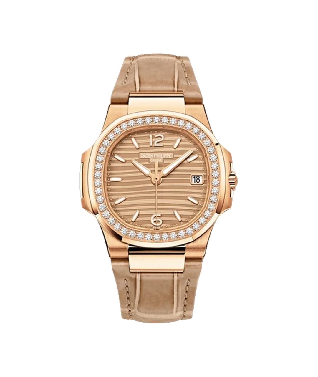 PATEK PHILIPPE Бежевые часы из розового золота, фото 1