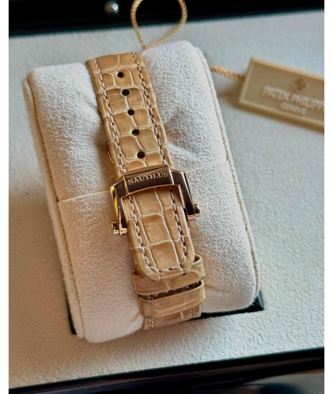 PATEK PHILIPPE Бежевые часы из розового золота, фото 5