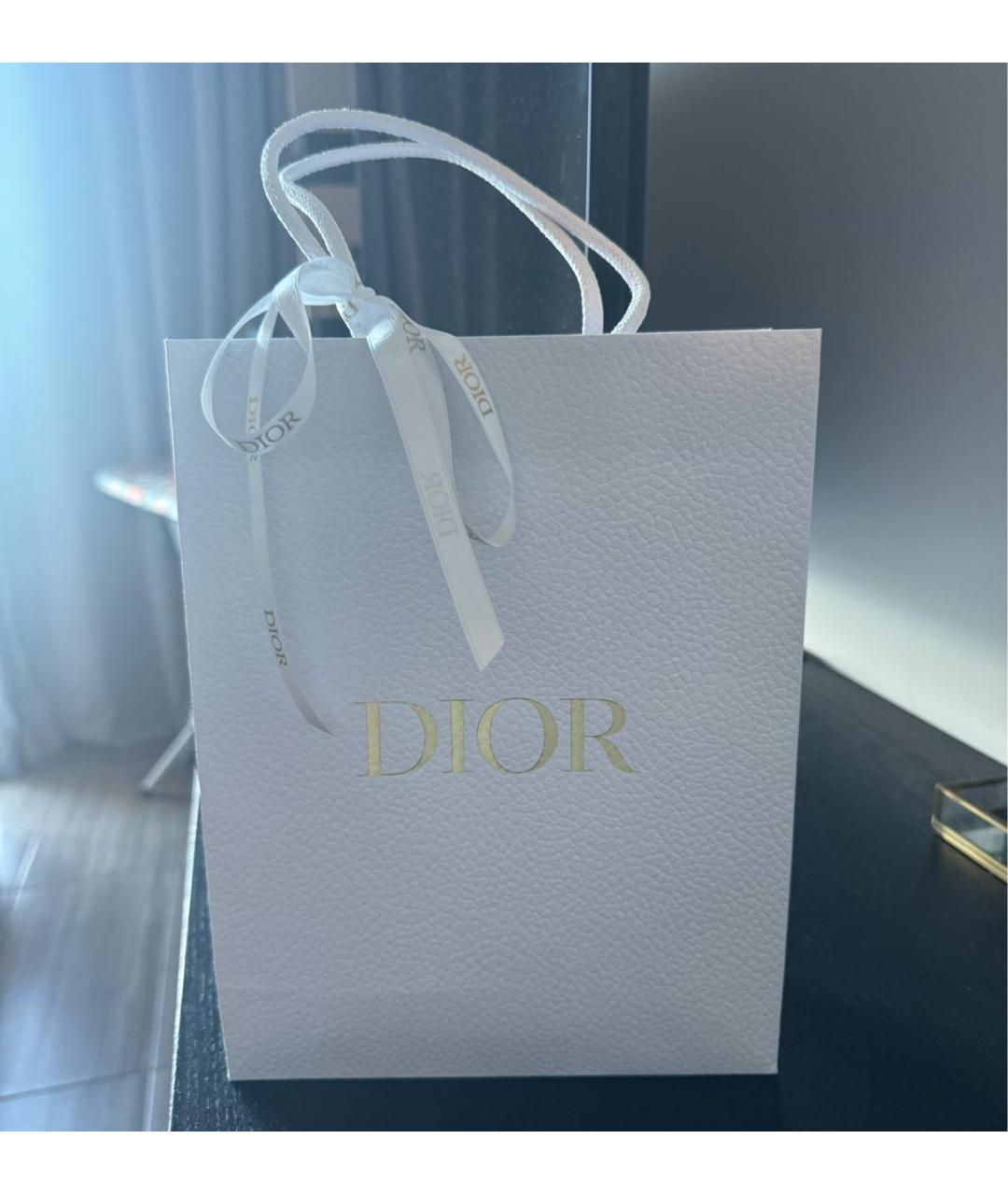 CHRISTIAN DIOR Золотые металлические серьги, фото 5