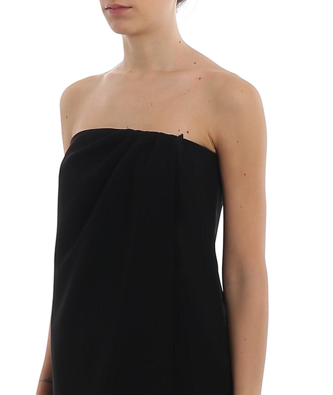 MAX MARA Черное ацетатное вечернее платье, фото 4