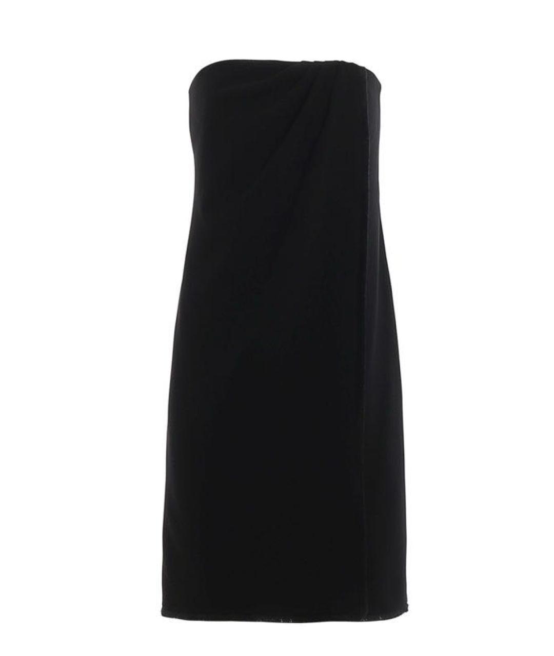 MAX MARA Черное ацетатное вечернее платье, фото 7