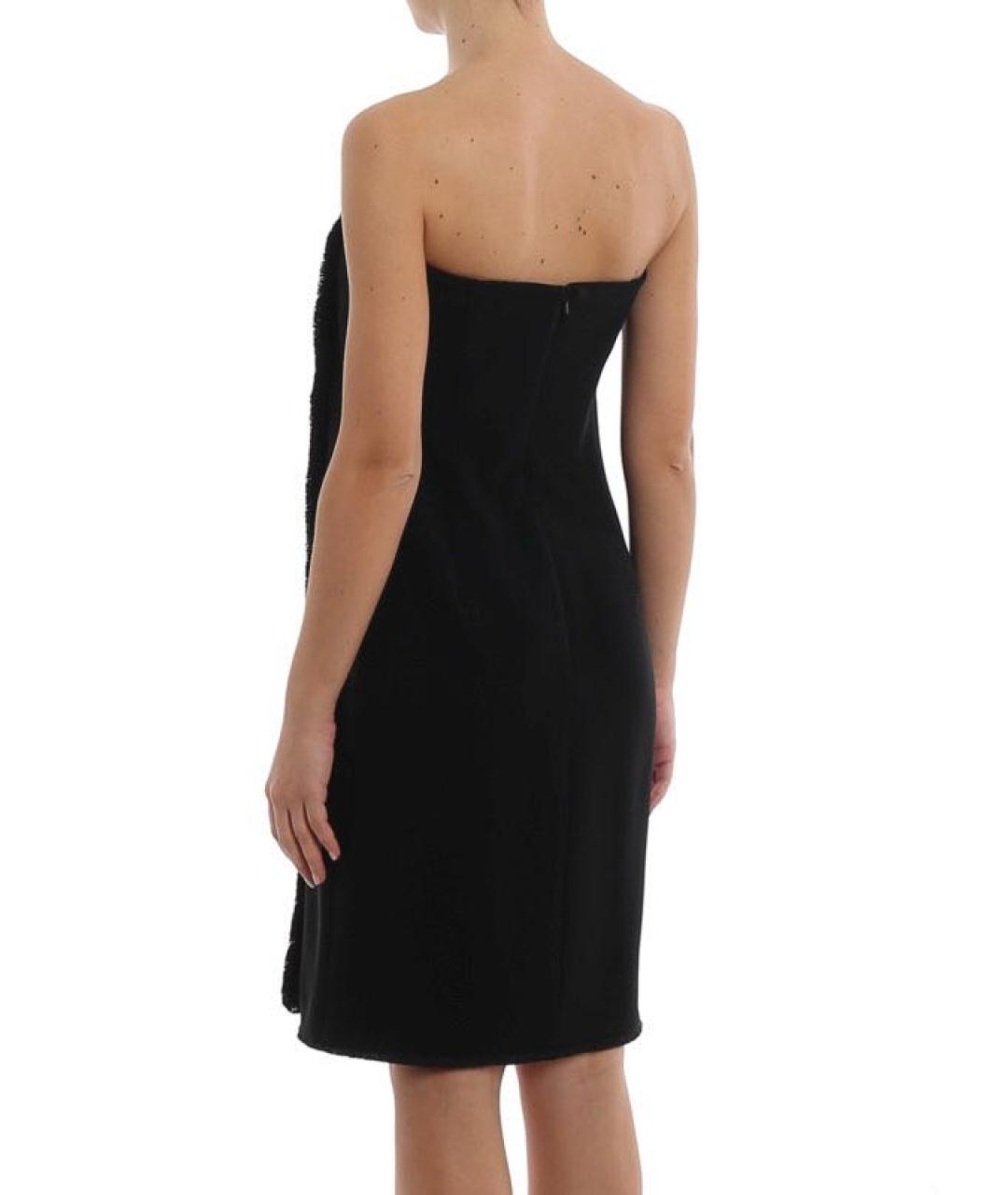 MAX MARA Черное ацетатное вечернее платье, фото 2