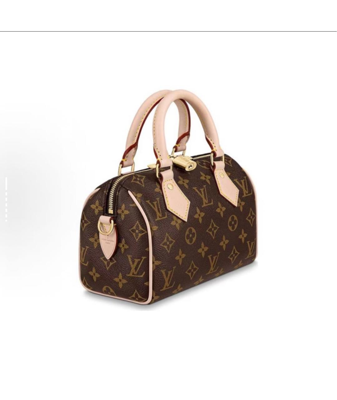 LOUIS VUITTON Коричневая сумка с короткими ручками, фото 2