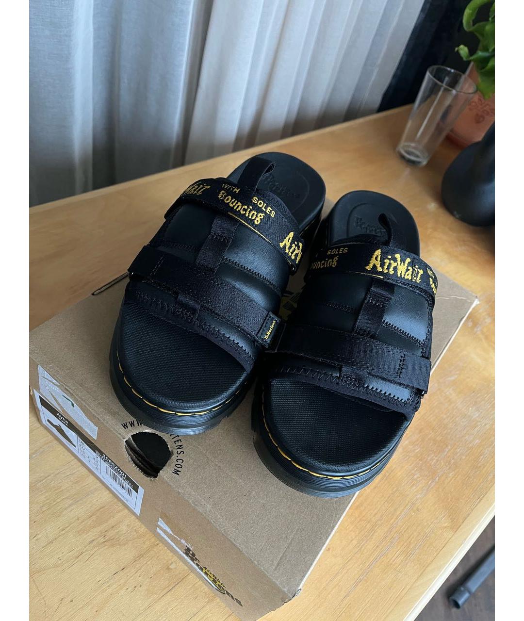 DR. MARTENS Черные сандалии, фото 4