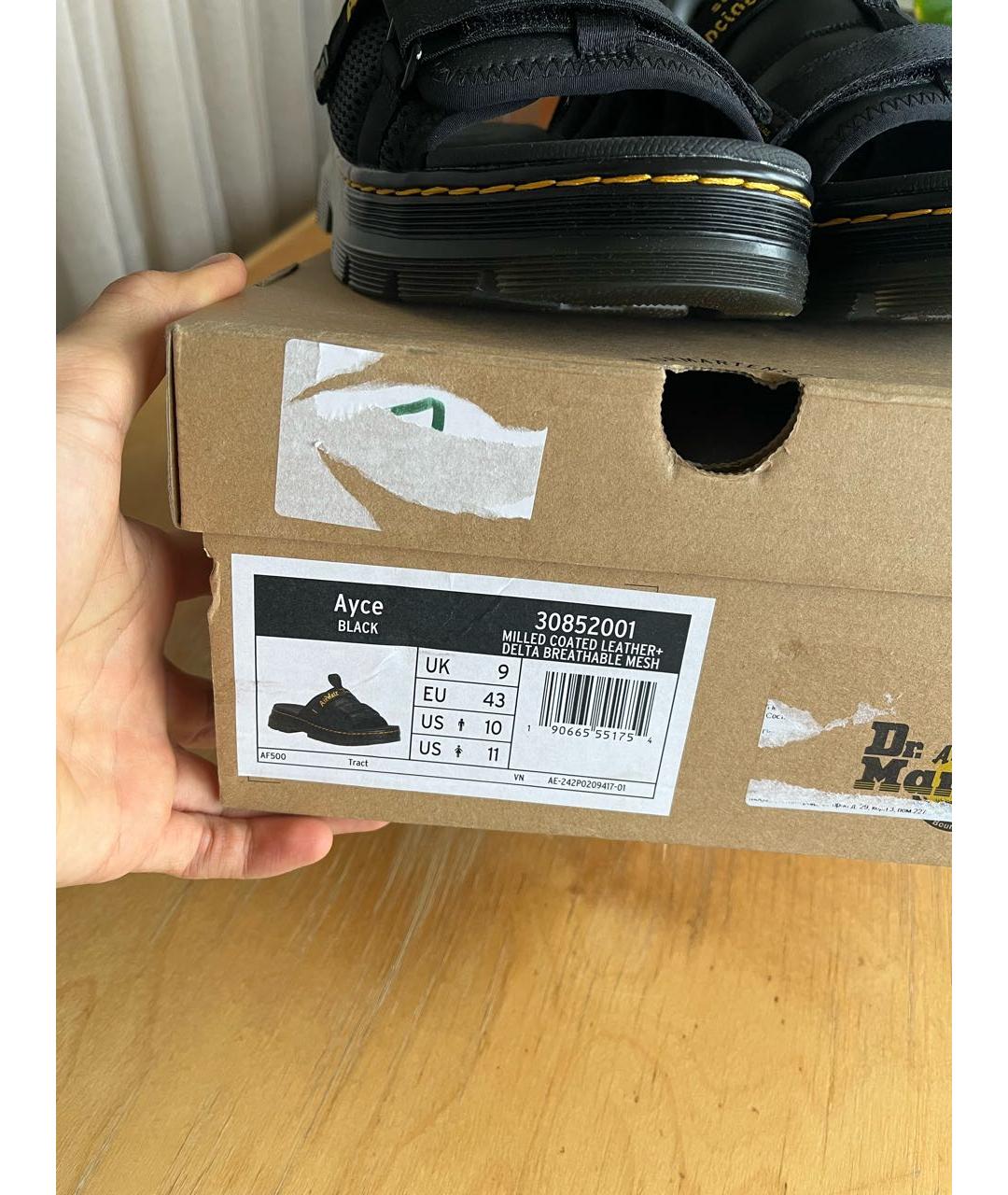 DR. MARTENS Черные сандалии, фото 8