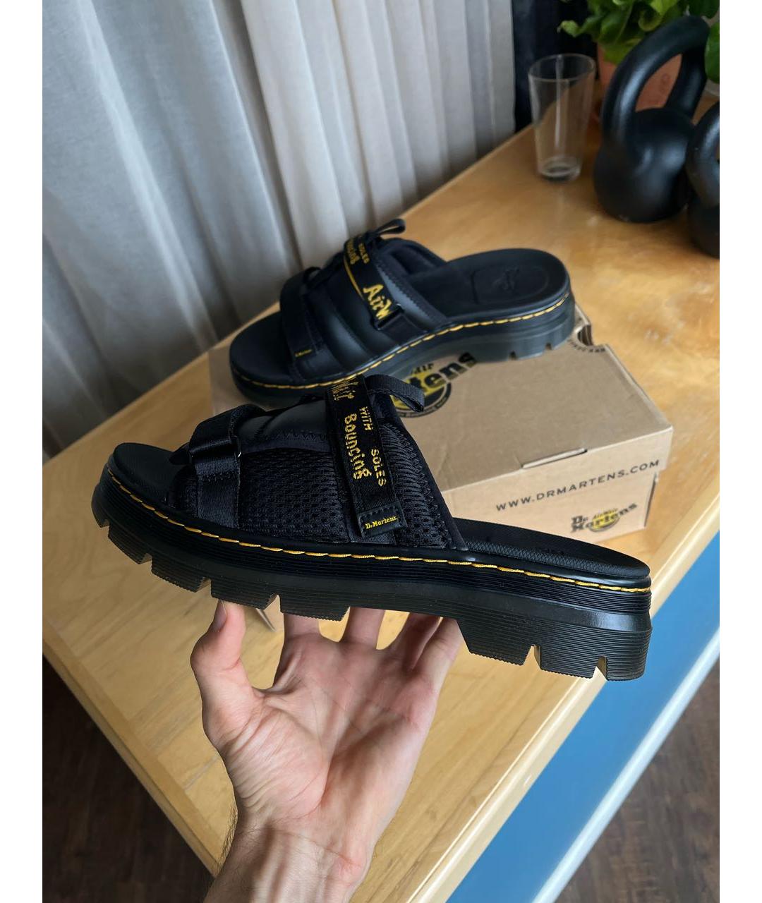 DR. MARTENS Черные сандалии, фото 9