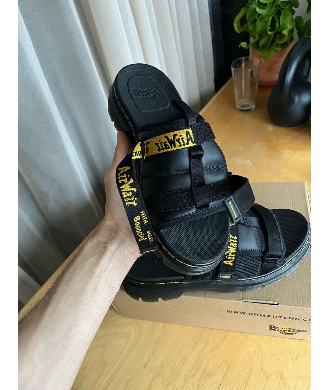 DR. MARTENS Черные сандалии, фото 6