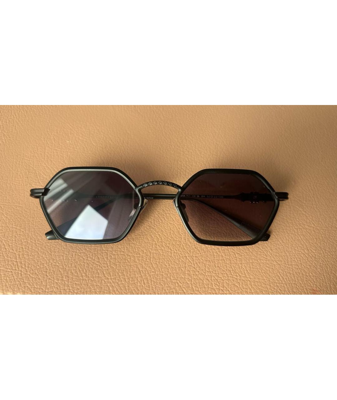 CHROME HEARTS Черные металлические солнцезащитные очки, фото 4