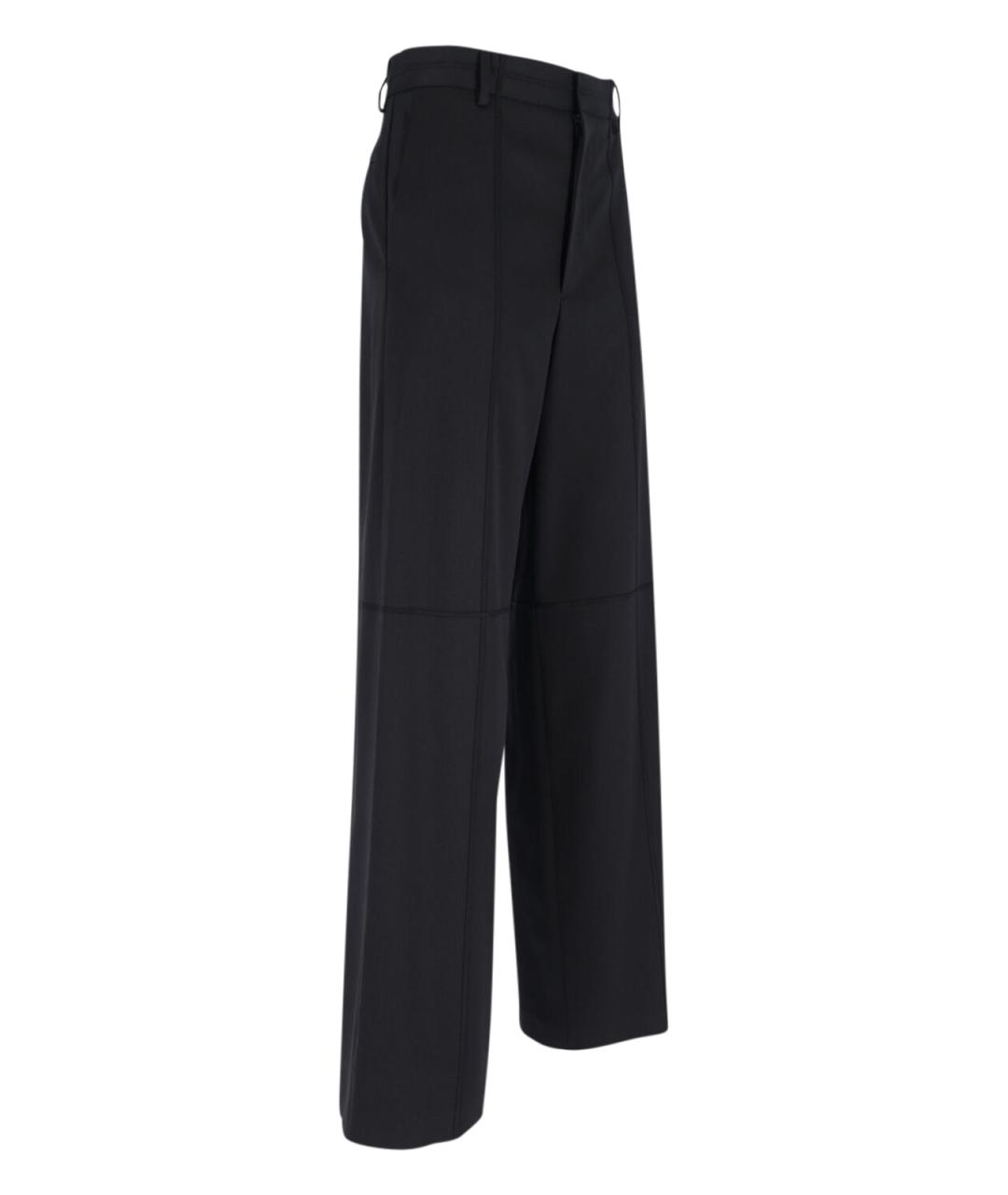MM6 MAISON MARGIELA Черные прямые брюки, фото 3